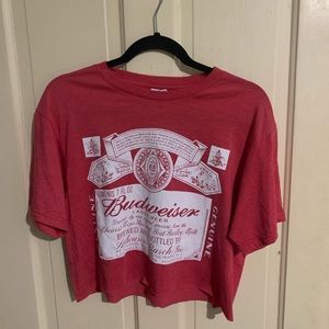 Vintage Budweiser Crop Top